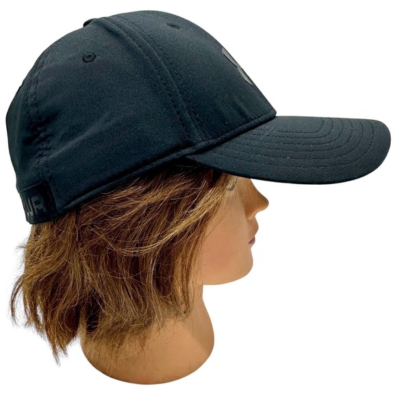 Under Armour Mens UA Blitzing Cap Charcoal/Black Stretch Fit Baseball Hat Size M - Picture 5 of 9